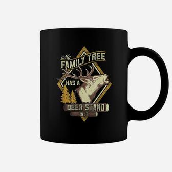 My Family Tree Has A Deer Stand In It - Deer Hunting Coffee Mug | Crazezy DE