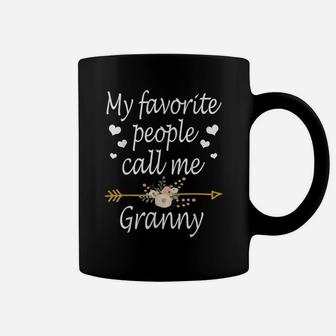 My Favorite People Call Me Granny Christmas Gift Coffee Mug | Crazezy