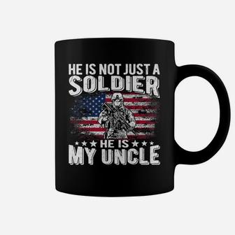 My Uncle Is A Soldier Patriotic Proud Army Niece Nephew Gift Coffee Mug | Crazezy