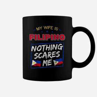 My Wife Is Filipino Republic Of The Philippines Roots Flag Coffee Mug | Crazezy DE