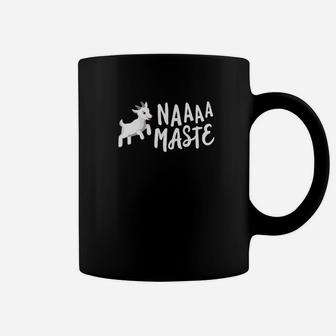 Naaaamaste Funny Goat Yoga Farm Class Gift Cute Coffee Mug | Crazezy
