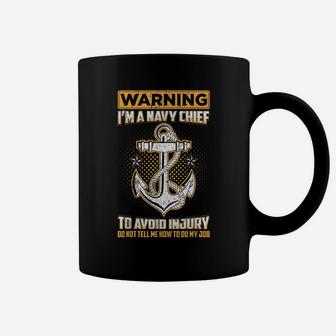 Navy Chief Petty Officer Funny Military Veteran T Shirt Coffee Mug | Crazezy