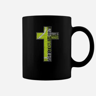 Need Tennis A Whole Lot Of Jesus Christian Cross Coffee Mug | Crazezy UK