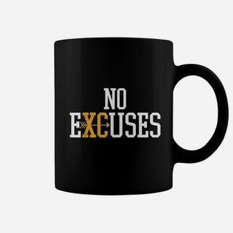 No Excuses Cross Country Track And Field Running Coffee Mug | Crazezy