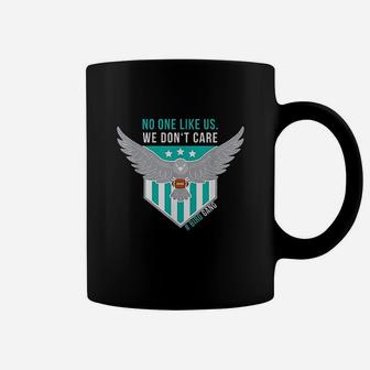 No One Like Us We Dont Care Bird Gang Football Coffee Mug | Crazezy