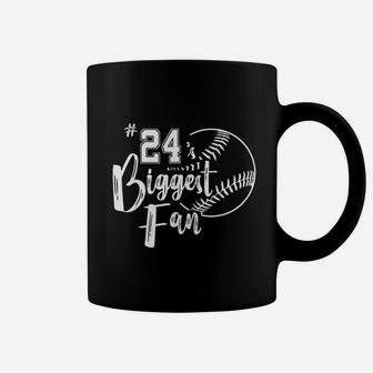 Number Biggest Fan Softball Player Mom Dad Family Coffee Mug | Crazezy DE