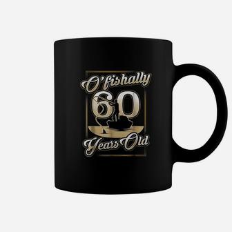Ofishally 60 Years Old 60th Birthday Fishing Coffee Mug | Crazezy CA