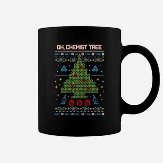 Oh, Chemistree, Chemist Tree - Ugly Chemistry Christmas Sweatshirt Coffee Mug | Crazezy UK