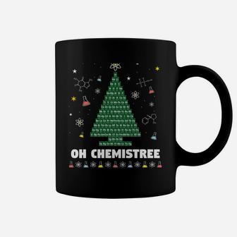 Oh Chemistree Periodic Table Chemistry Christmas Tree Sweatshirt Coffee Mug | Crazezy UK