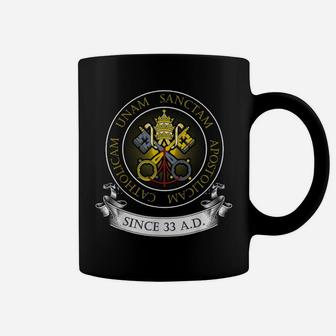 One Holy Catholic & Apostolic Church Catholic Latin T Shirt Coffee Mug | Crazezy AU