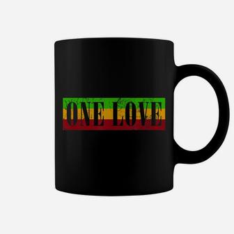One Love Sign Rasta Jamaica Retro Vintage Gift Coffee Mug | Crazezy AU
