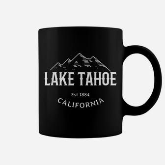 Original Lake Tahoe California Sierra Nevada Graphic Design Coffee Mug | Crazezy DE