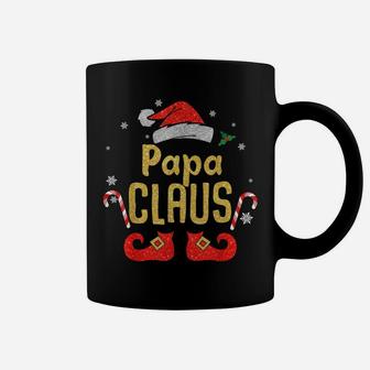 Papa Santa Claus Matching Family Christmas Shirts Coffee Mug | Crazezy DE