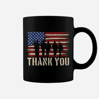 Patriotic American Flag Thank You Veterans Day Usa Kids Boys Coffee Mug | Crazezy