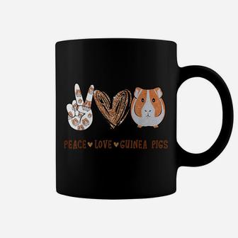Peace Love Guinea Pigs Gift For Guinea Pigs Lover Coffee Mug | Crazezy DE