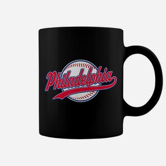 Philadelphia Philly Vintage Baseball Throwback Retro Design Coffee Mug | Crazezy CA