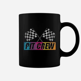 Pit Crew Race Car Party Checkered Flag Car Racing Party Gift Coffee Mug | Crazezy DE
