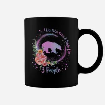 Polar Bear I Like Polar Bears Maybe 3 People Spirit Animal Coffee Mug | Crazezy