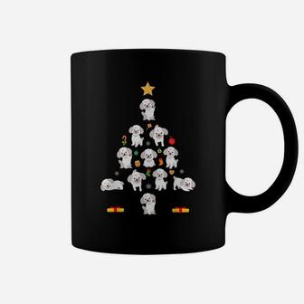 Poodle Christmas Tree Cute Gift For Poodle Lovers Pajamas Coffee Mug | Crazezy