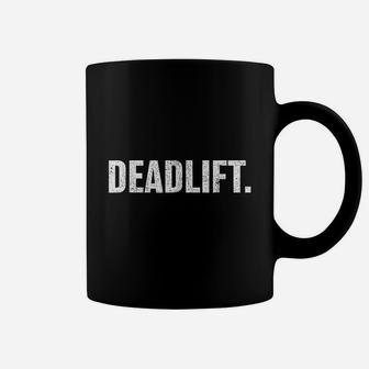 Powerlifting Weightlifting Distressed Deadlift Gym Coffee Mug | Crazezy DE