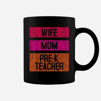 Pre-K Teacher Preschool Wife Mom Gift Coffee Mug | Crazezy