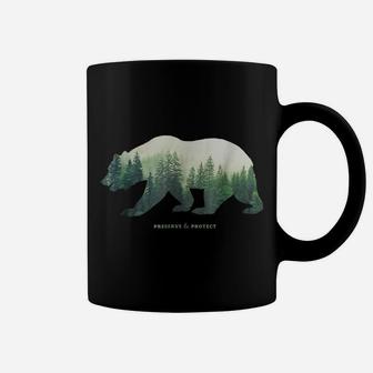 Preserve & Protect Vintage National Park Bear Shirt Coffee Mug | Crazezy