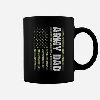 Proud Army Dad United States Usa Flag Gift For Father's Day Coffee Mug | Crazezy