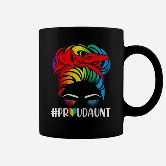 Proud Aunt Pride Lgbt Flag Gay Lesbian Matching Family Coffee Mug | Crazezy UK