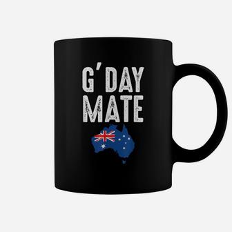 Proud Australian Australia Aussie G'day Mate Australian Flag Coffee Mug | Crazezy AU