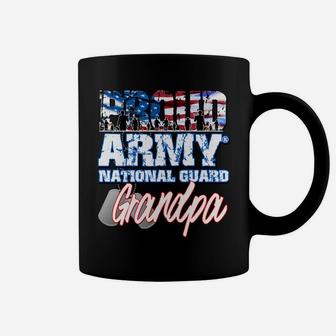 Proud Patriotic Army National Guard Grandpa Usa Flag Men Sweatshirt Coffee Mug | Crazezy