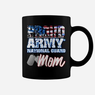 Proud Patriotic Army National Guard Mom Usa Flag Mothers Day Sweatshirt Coffee Mug | Crazezy