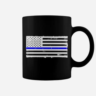 Proud Police Officer Mom Policeman Policewoman Mother Flag Sweatshirt Coffee Mug | Crazezy