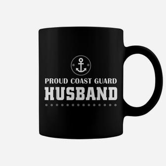 Proud US Coast Guard Husband - Proud Coast Guard Coffee Mug | Crazezy