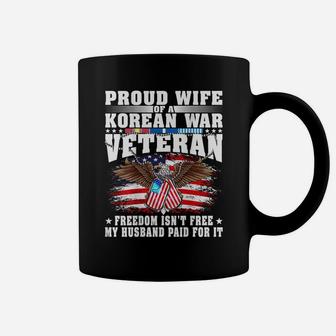 Proud Wife Of Korean War Veteran Military Vet's Spouse Gift Coffee Mug | Crazezy UK