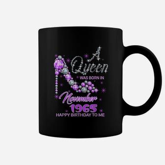 Queens Are Born In November 1965 T Shirt 56Th Birthday Coffee Mug | Crazezy