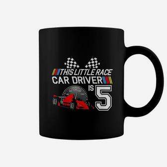 Race Car Birthday 5th Racing Party Gift Coffee Mug | Crazezy CA