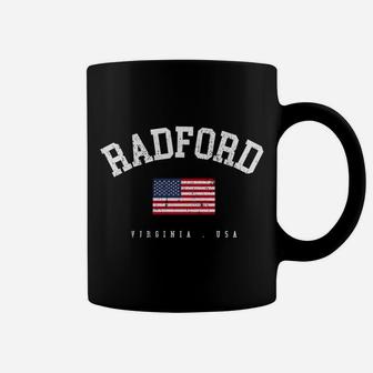 Radford Va Retro American Flag Usa City Name Sweatshirt Coffee Mug | Crazezy AU