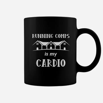 Real Estate Agent Running Comps Houses Funny Realtor Quote Coffee Mug | Crazezy UK