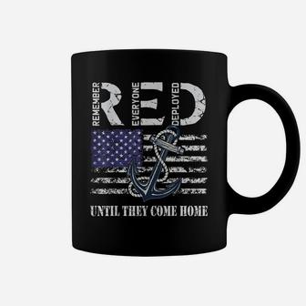 Red Friday Military Deployed Navy Soldier Us Flag Veteran Coffee Mug | Crazezy