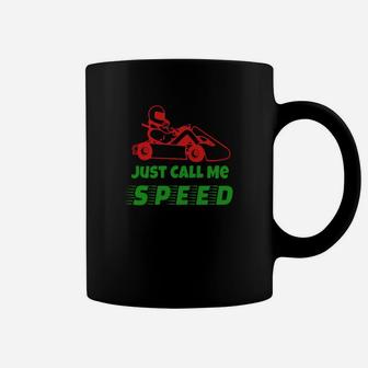 Red White Go Kart Driver Tshirt Speed Racing Fun Sport Gift Coffee Mug | Crazezy CA