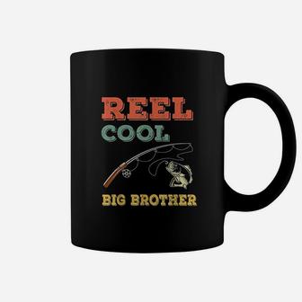 Reel Cool Big Brothers Gift Older Brother Boys Fishing Gift Coffee Mug | Crazezy DE