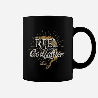 Reel Cool Godfather Fishing Graphic Saying Fish Lover Fun Coffee Mug | Crazezy