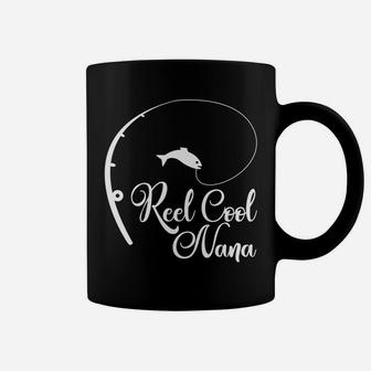 Reel Cool Nana Fishing Grandma Mothers Gift Coffee Mug | Crazezy