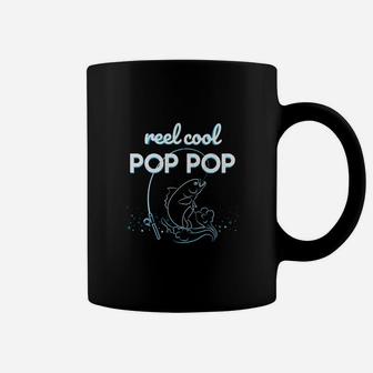 Reel Cool Pop Pop Fishing Father For Men Coffee Mug | Crazezy CA