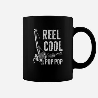 Reel Cool Pop Pop Fishing Fathers Day Gift Coffee Mug | Crazezy