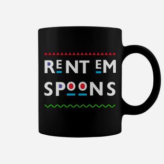 Rent Em Spoons 90'S Tv Sweatshirt Coffee Mug | Crazezy