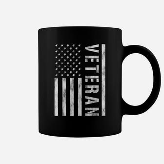 Retro Veteran Friday We Wear Red Support Our Troops Us Flag Coffee Mug | Crazezy CA