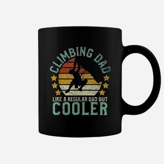 Rock Climbing Dad Mountain Climber Funny Fathers Day Gift Coffee Mug | Crazezy
