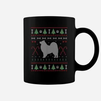 Samoyed Ugly Sweater Christmas Shirt Funny Dog Lover Coffee Mug | Crazezy