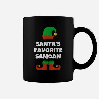 Santa's Favorite Samoan Gift Funny Christmas Samoa Coffee Mug | Crazezy